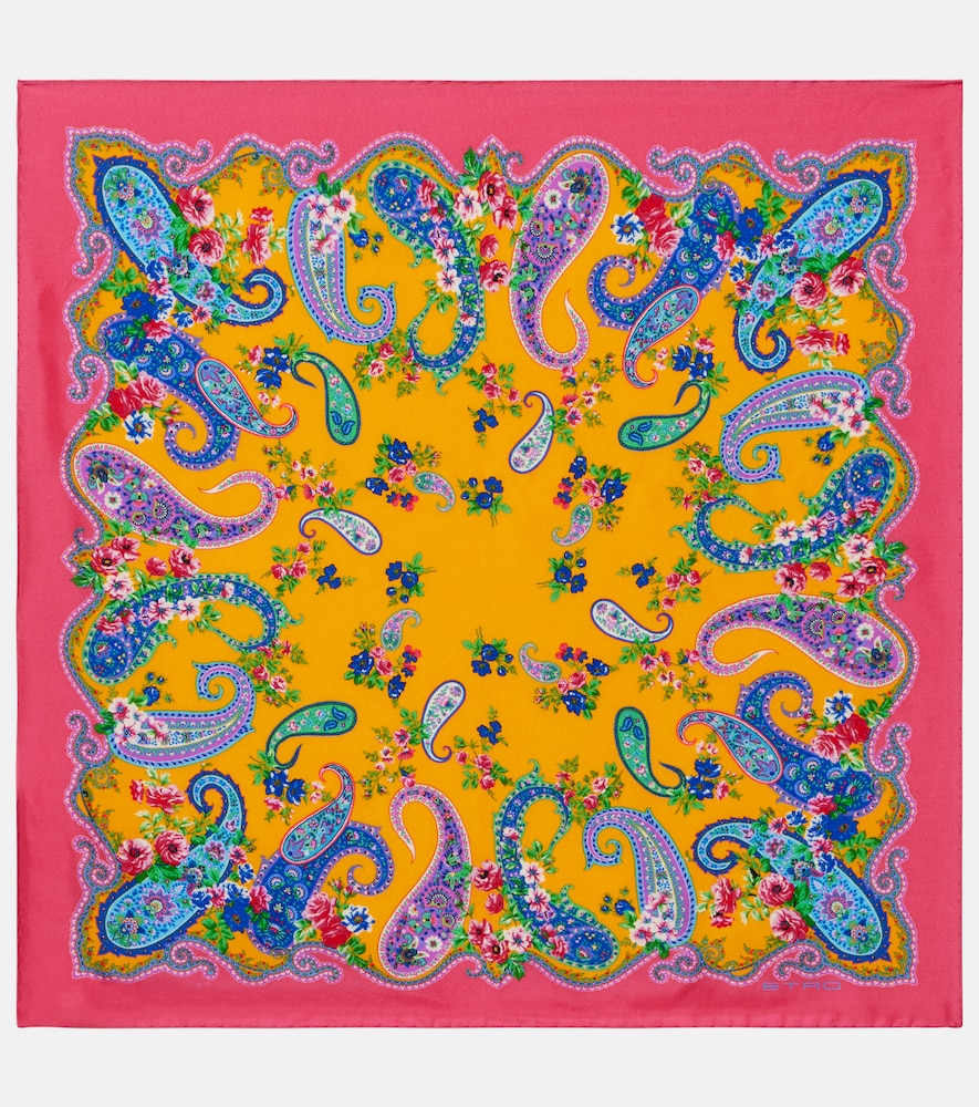 ETRO Etro Rigoletto paisley silk scarf　Etro Rigoletto ペイズリー シルク スカーフ