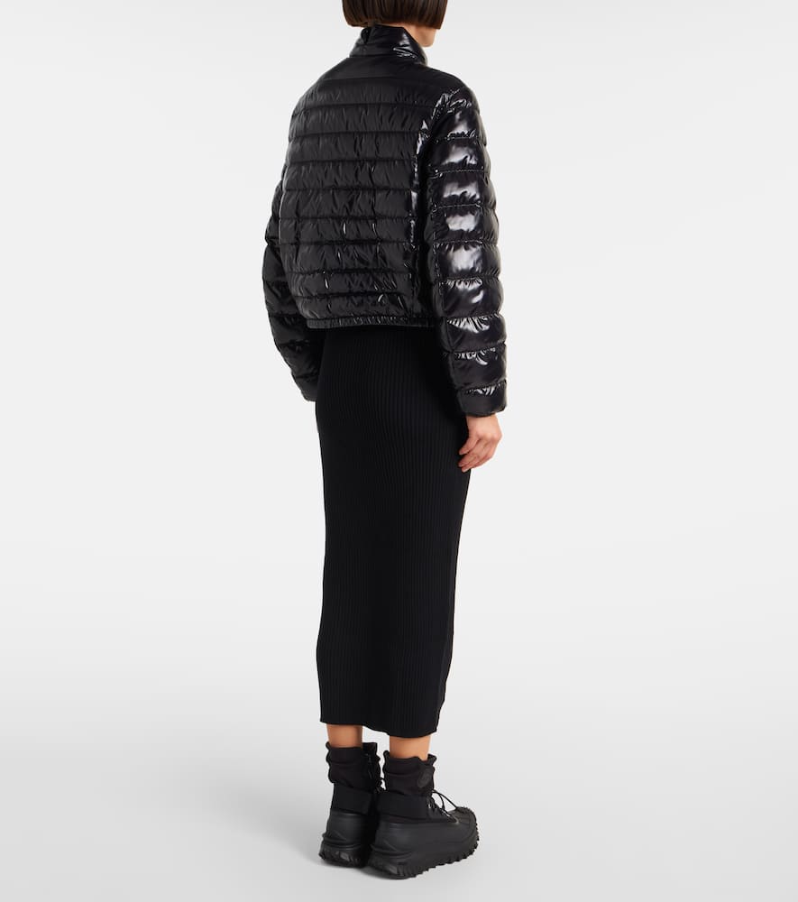 Moncler Genius Black Moncler X Ee72 By Edward Enninful Knut Short Down Jacket In Black