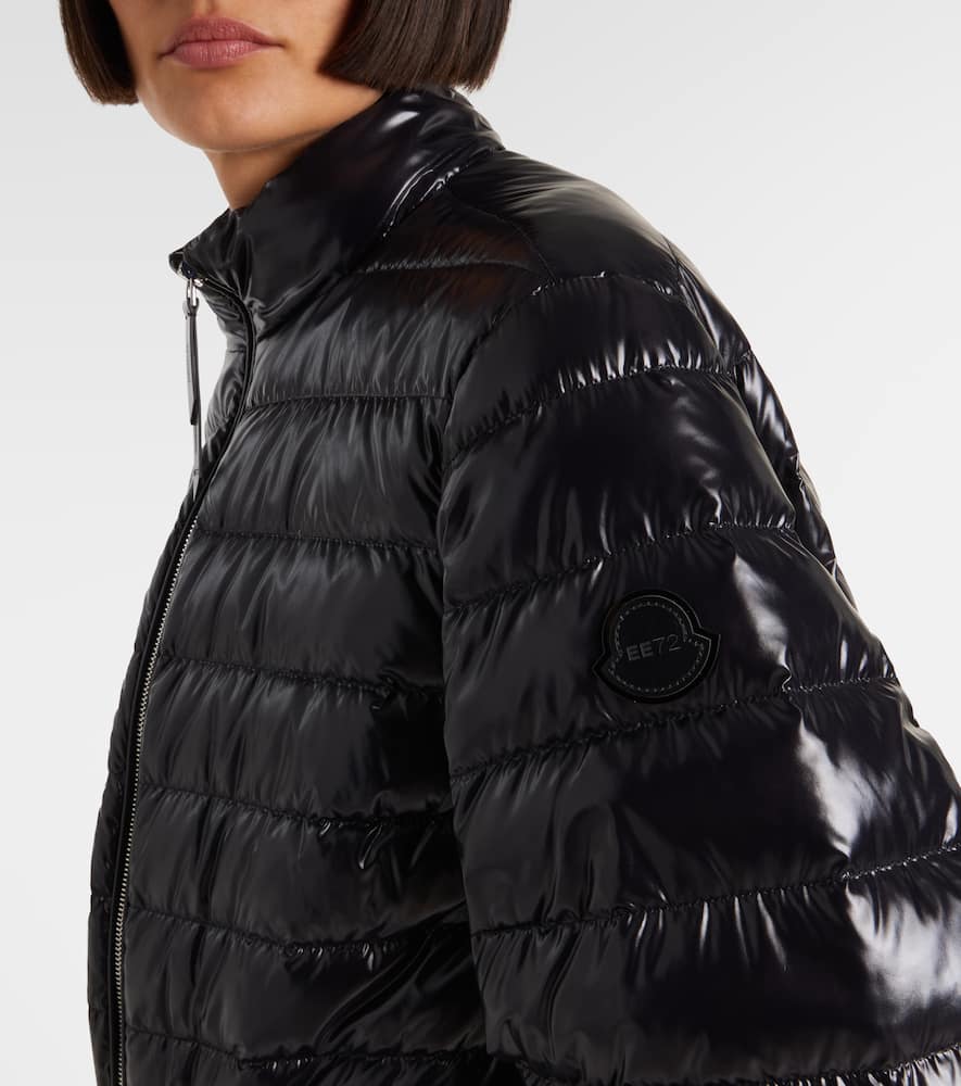Moncler Genius Black Moncler X Ee72 By Edward Enninful Knut Short Down Jacket In Black