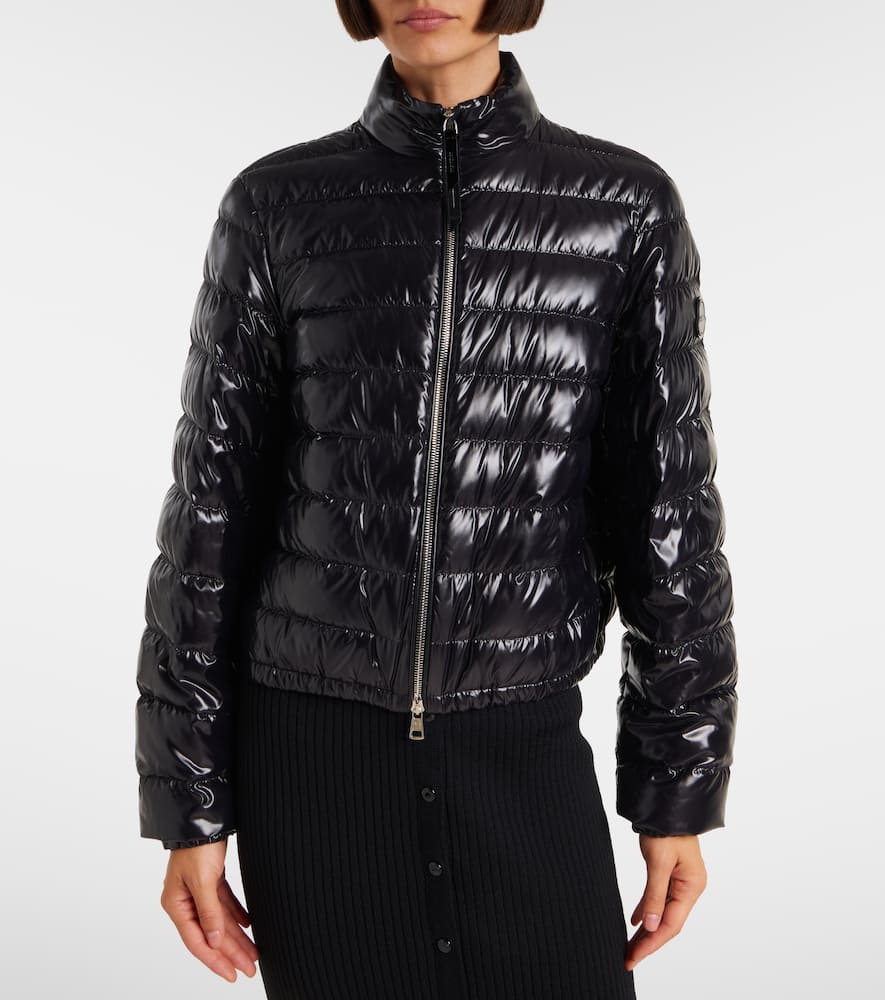 Moncler Genius Black Moncler X Ee72 By Edward Enninful Knut Short Down Jacket In Black