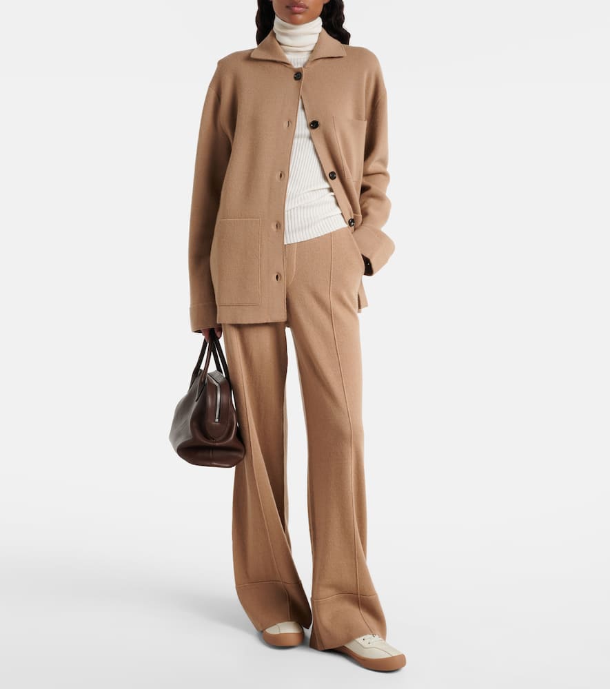 Jardin Des Orangers Wool And Cashmere Jacket In Brown