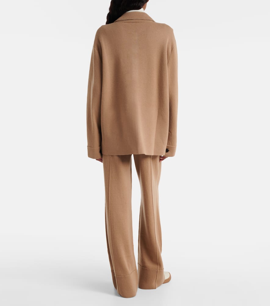 Jardin Des Orangers Wool And Cashmere Jacket In Brown
