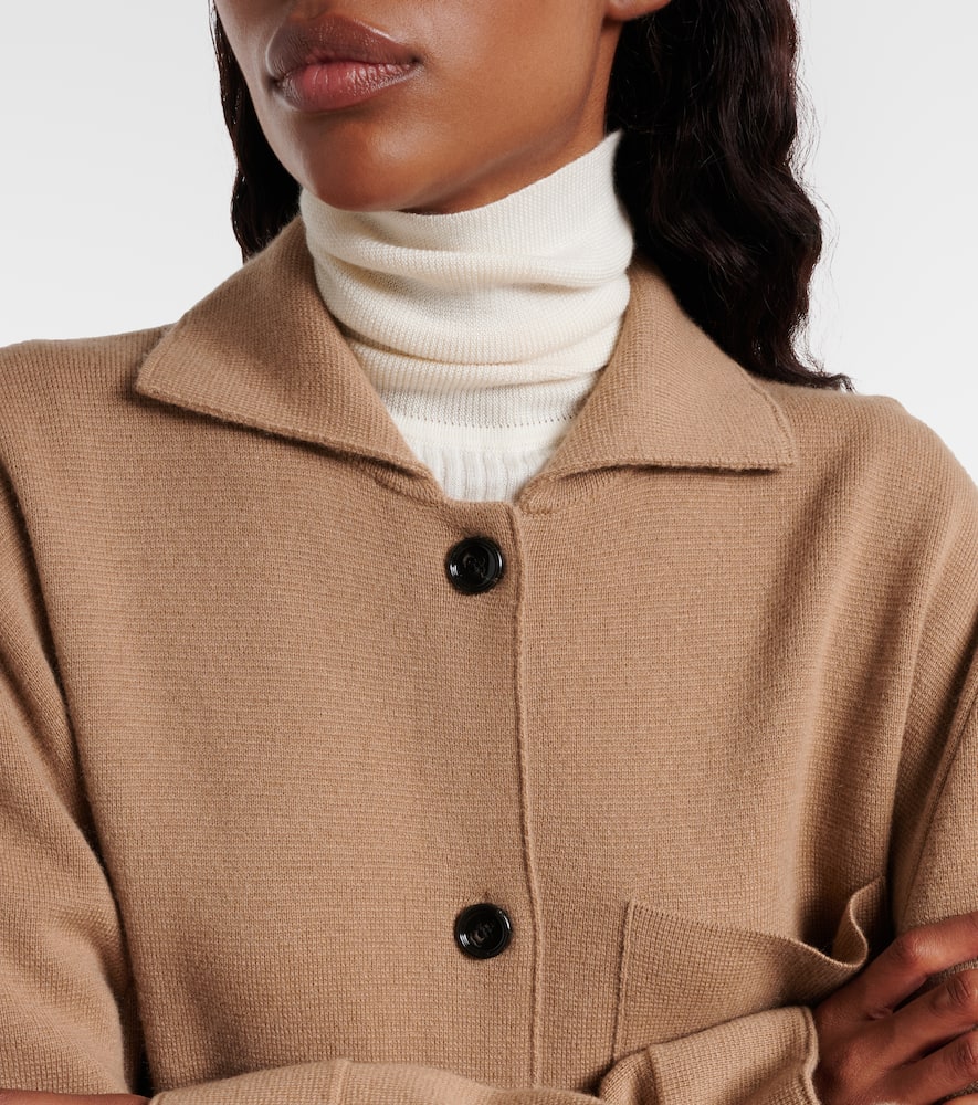 Jardin Des Orangers Wool And Cashmere Jacket In Brown
