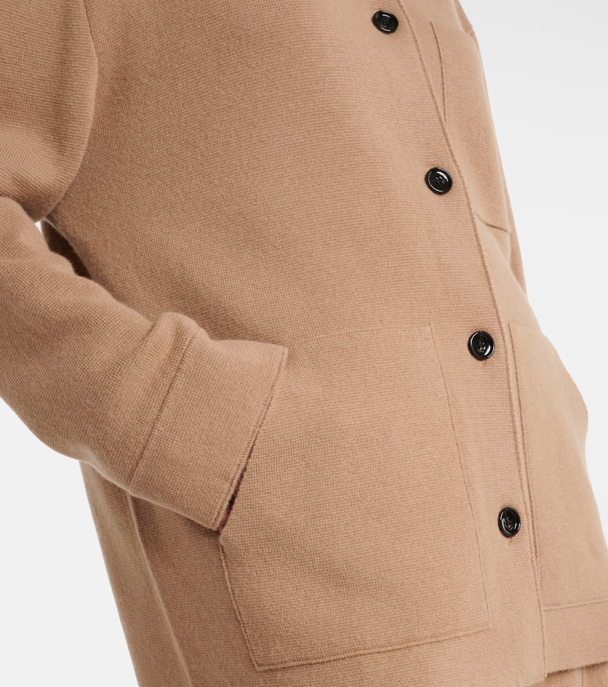 Jardin Des Orangers Wool And Cashmere Jacket In Brown