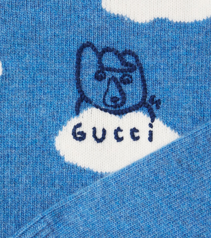  Gucci Kids Gucci Kids X Euan Roberts Baby Pullover Aus Wolle 
