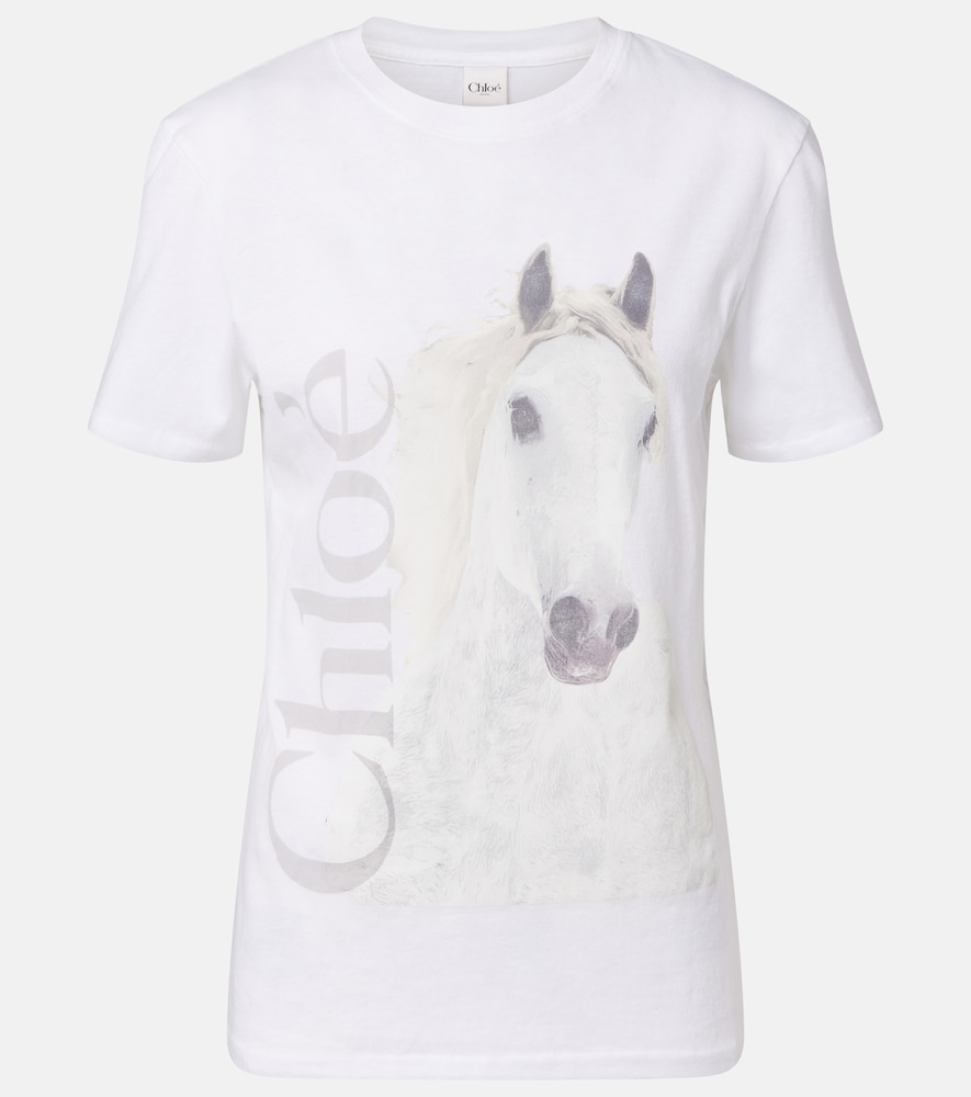 Chloe Chloé Logo cotton jersey T-shirt