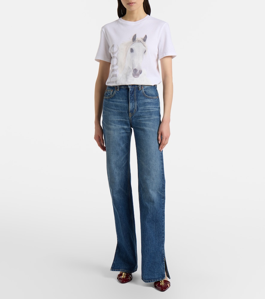Chloé Logo cotton jersey T-shirt