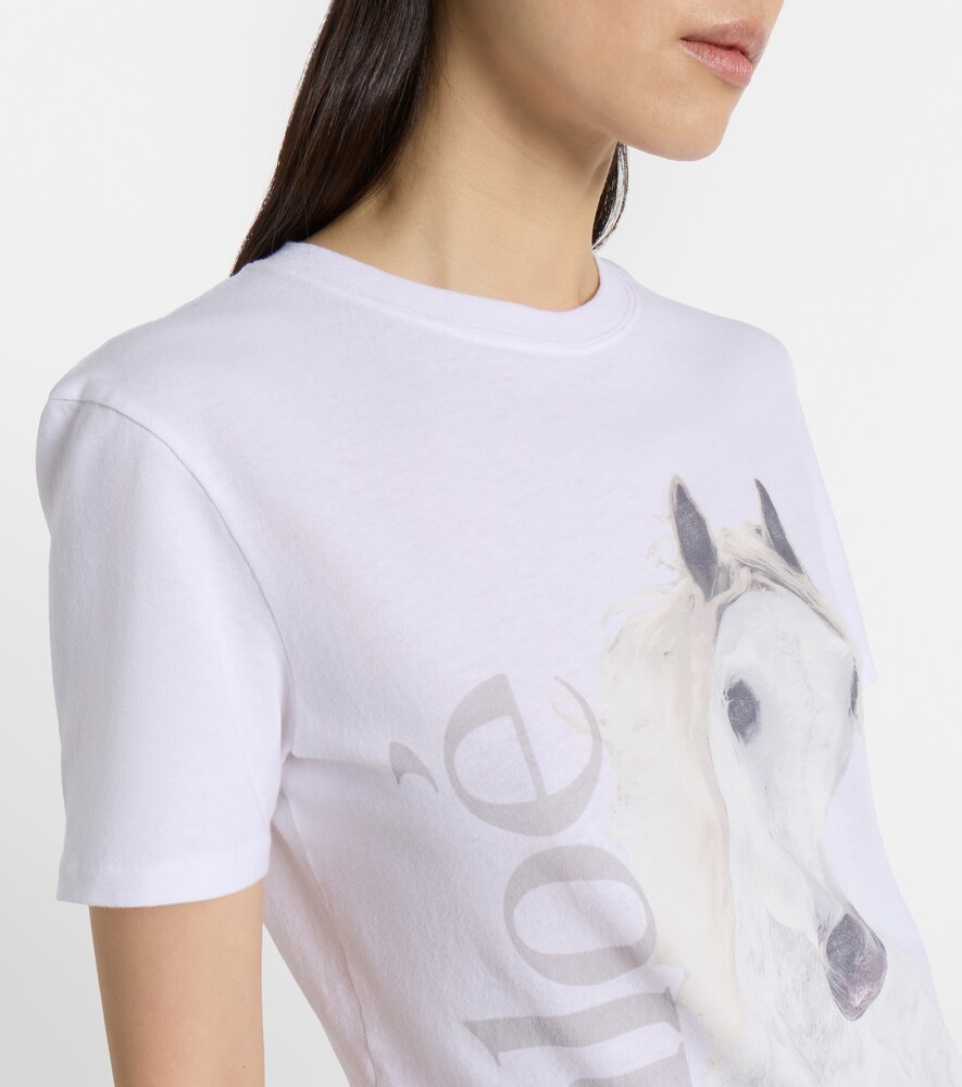  Chloe Chloé T-shirt Aus Baumwoll-jersey 