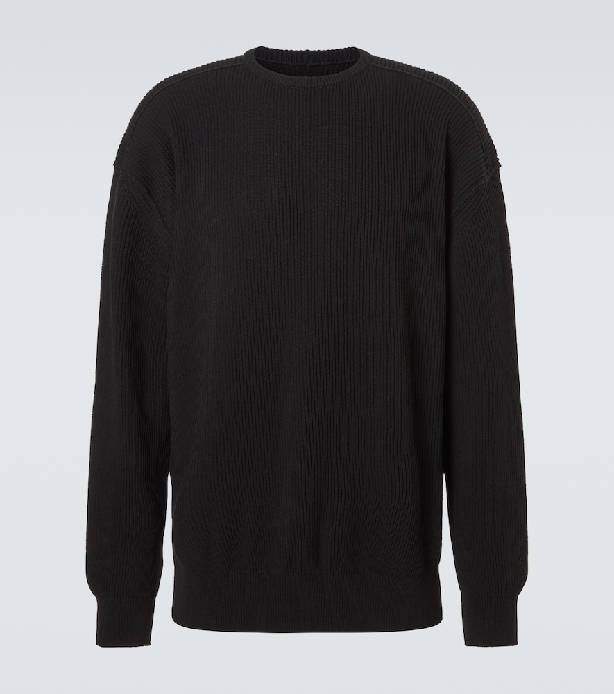 Rick Owens Jumbo Ls Virgin Wool Sweater