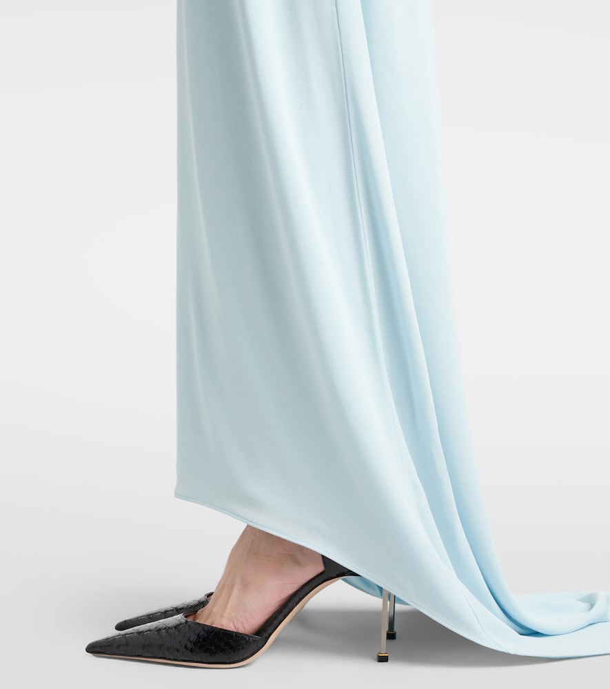 Tom Ford Spire snake-effect leather pumps