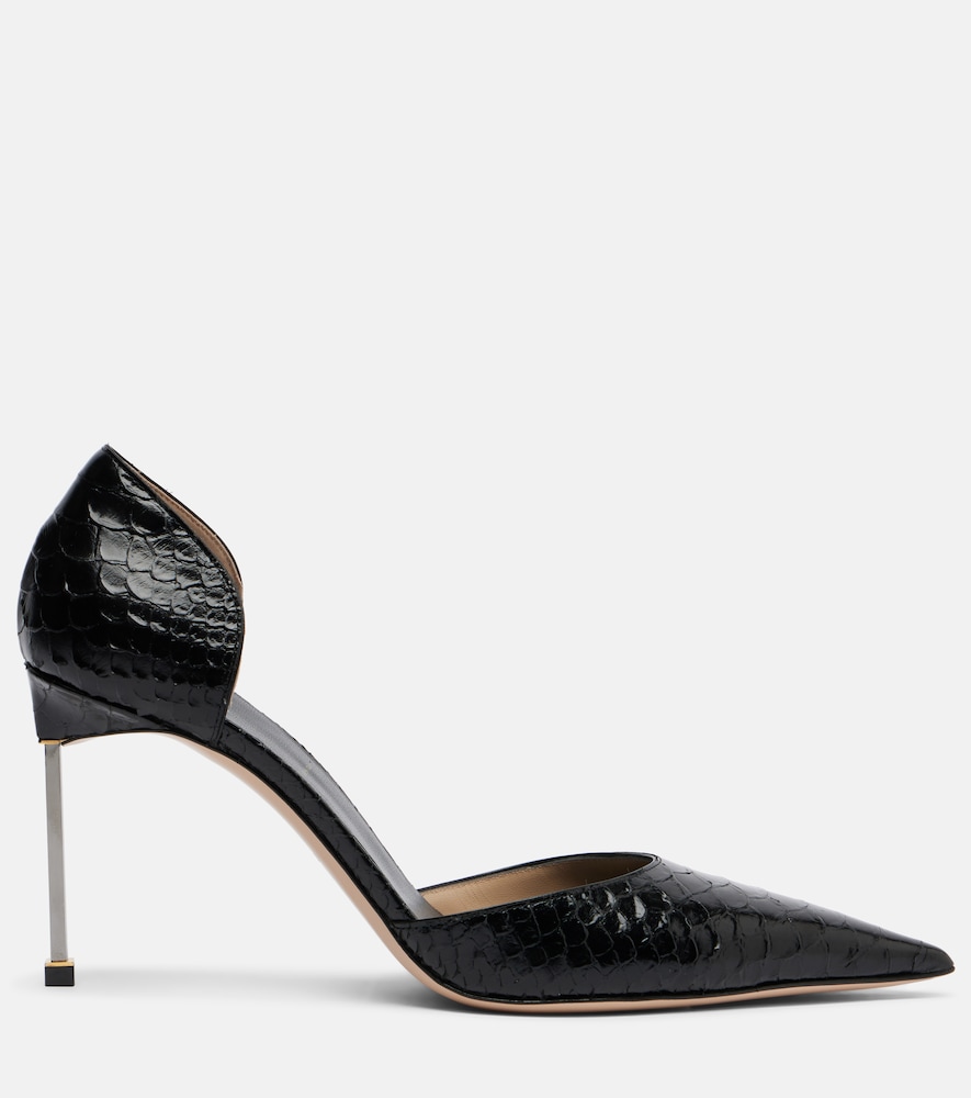  Tom Ford Tom Ford Spire Snake-effect Leather Pumps 