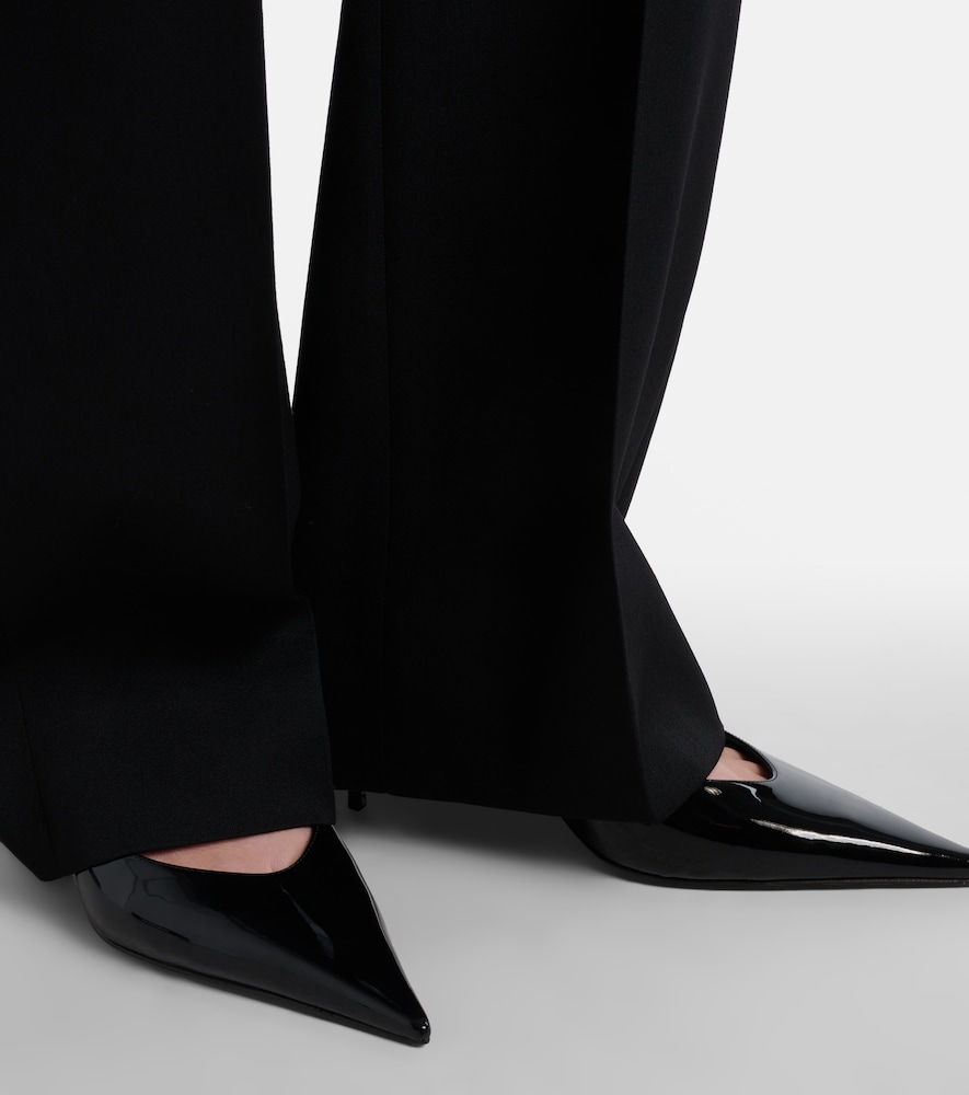  Amina Muaddi Amina Muaddi Slingback-pumps Anok 55 Aus Lackleder 