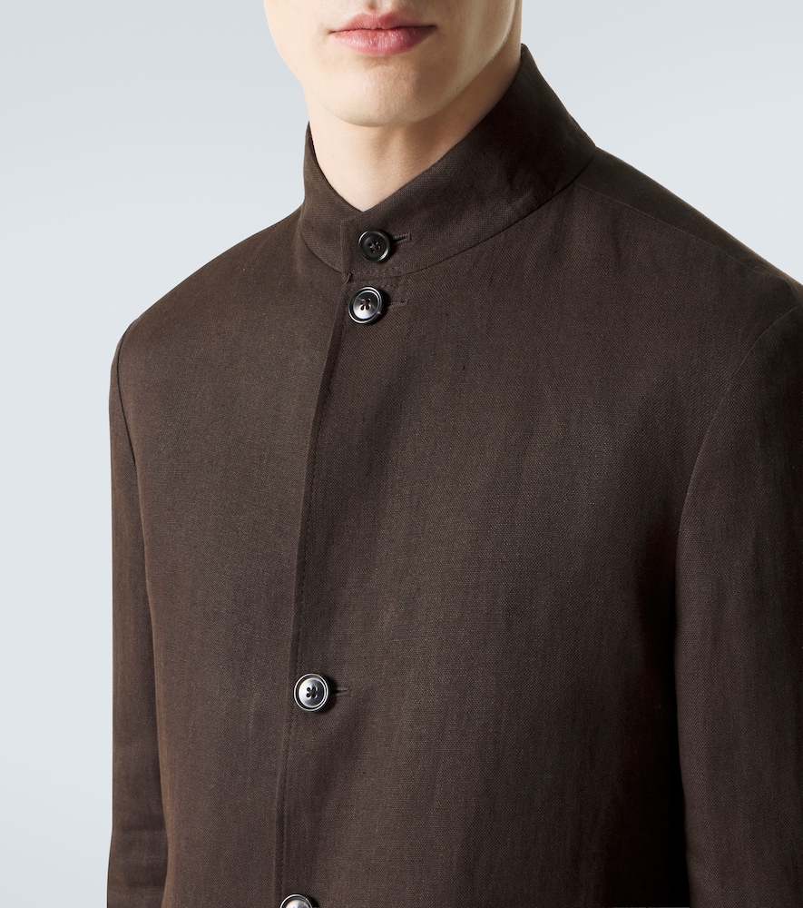  Zegna Zegna Jacke Il Conte Aus Leinen 