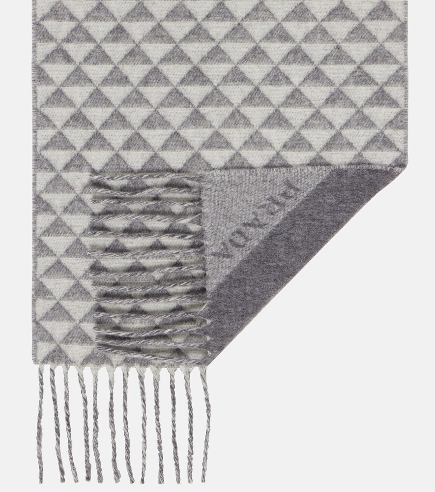 Prada Prada Schal Aus Wolle Und Kaschmir 