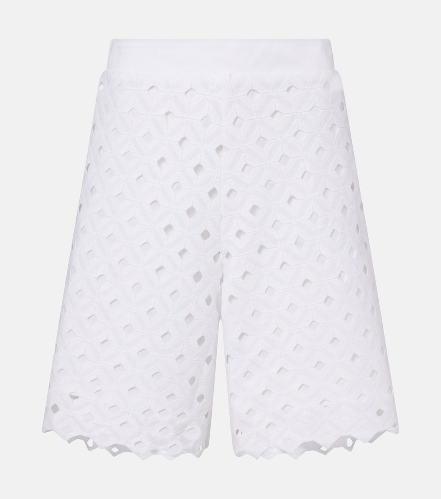 Max Mara Uguale broderie anglaise Bermuda shorts