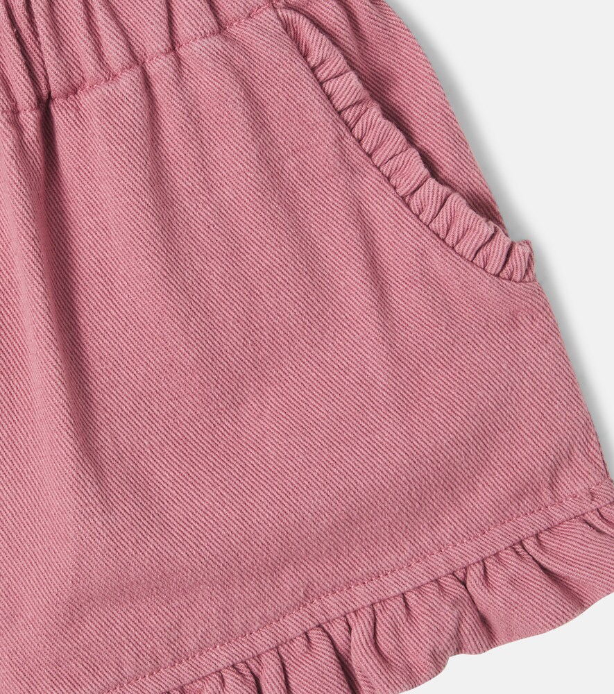  C'era Una Volta C'era Una Volta Simone Ruffled Denim Shorts 