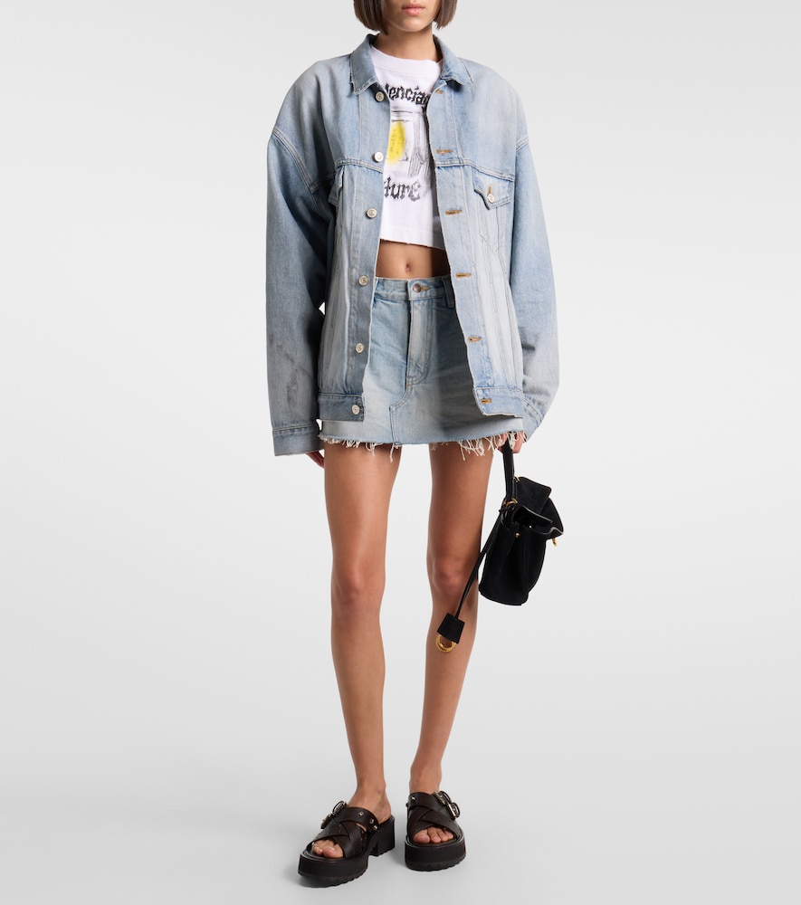  Balenciaga Balenciaga Skort Aus Denim 