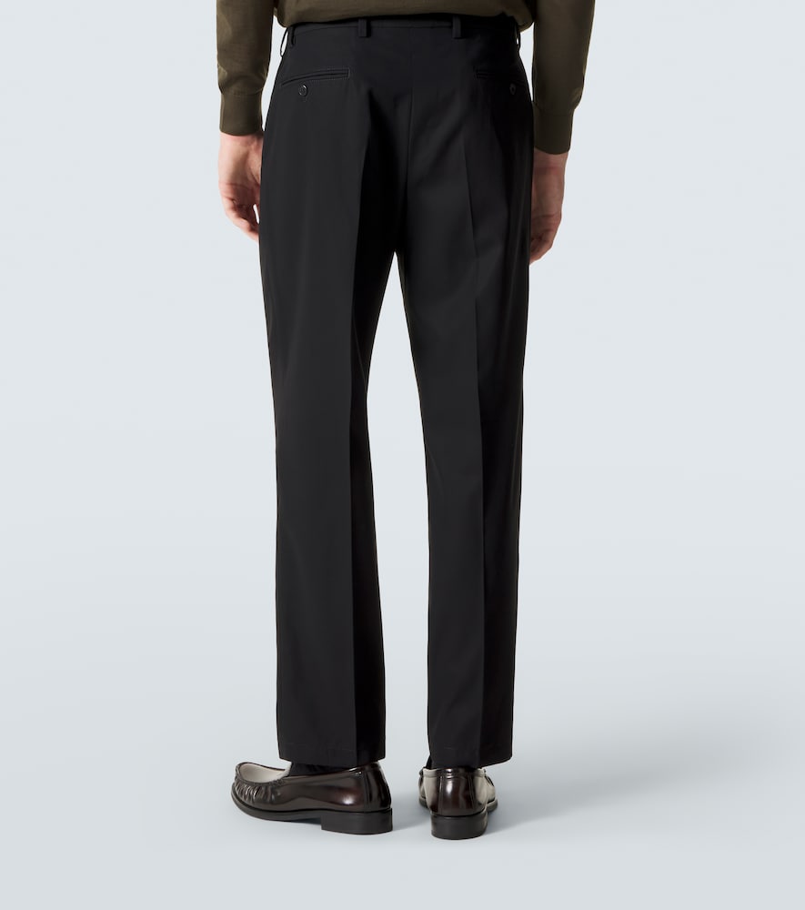  Prada Prada Pantalones Rectos De Algodón 