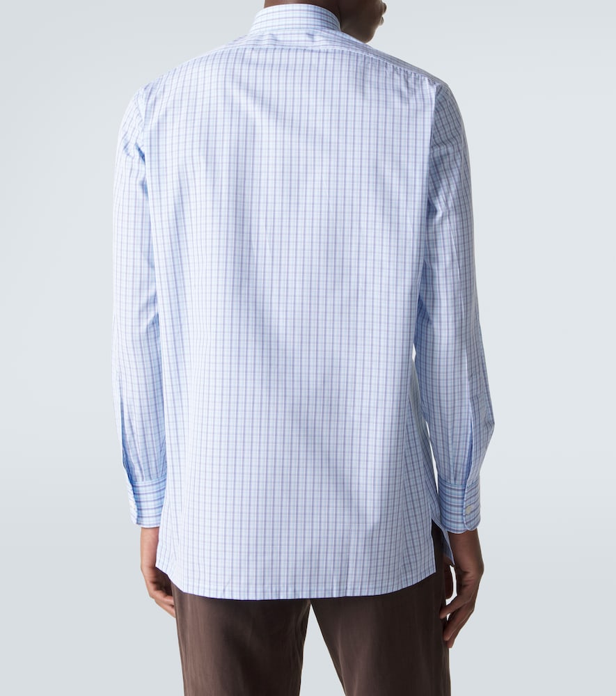 Checked Cotton Poplin Shirt