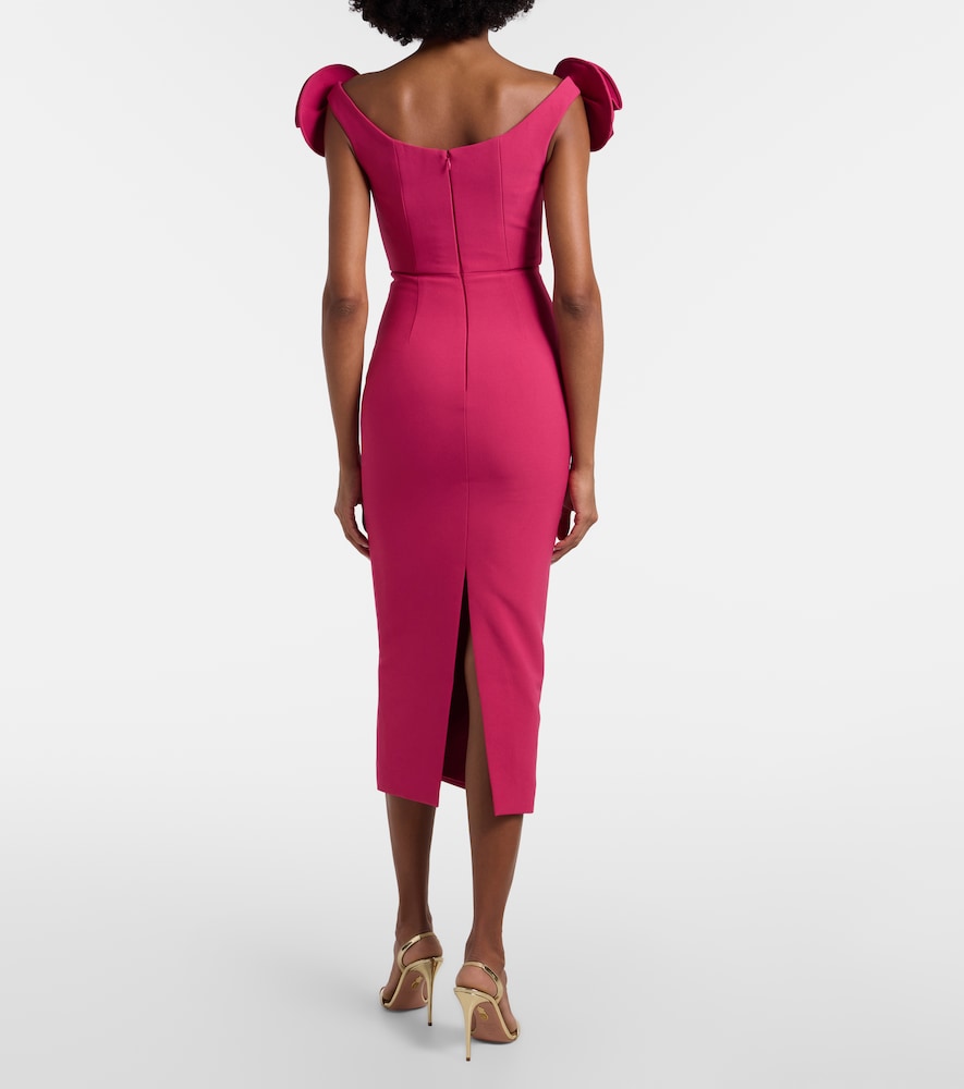  Roland Mouret Roland Mouret Bustier-kleid Mit Floraler Applikation 