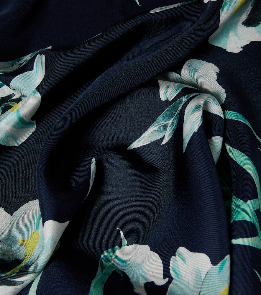  Erdem Erdem Floral Silk Twill Scarf 