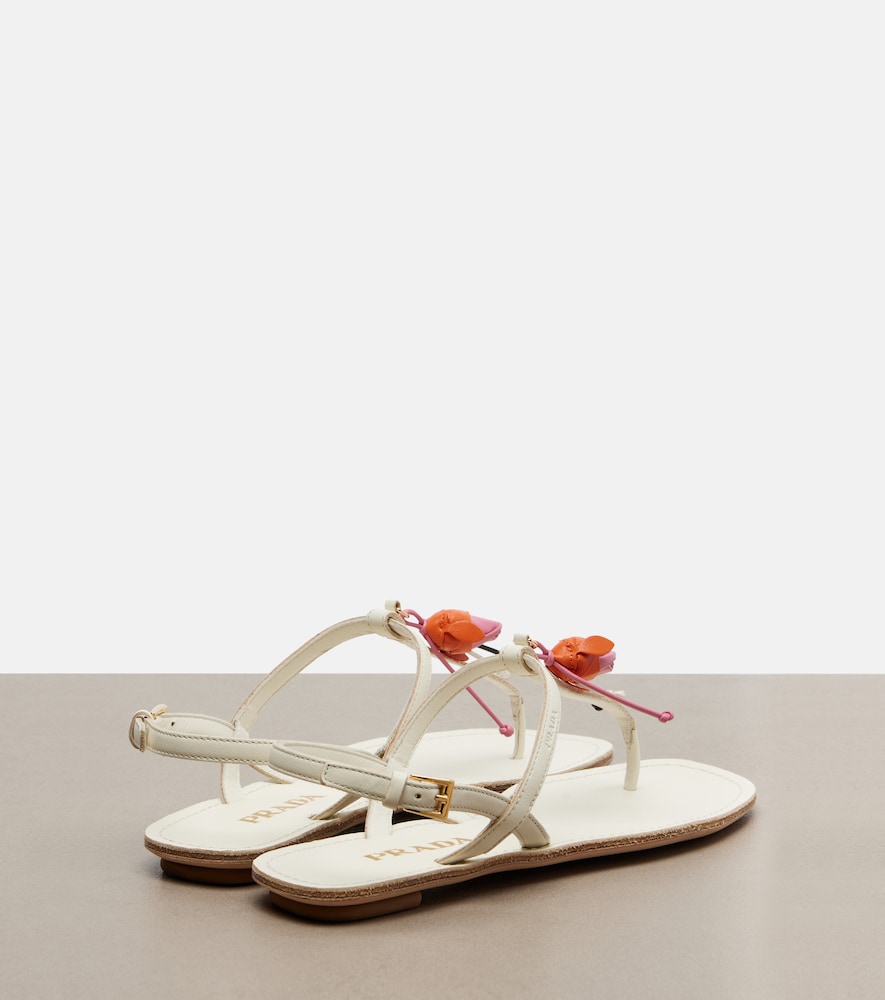  Prada Prada Sandalen Aus Leder 