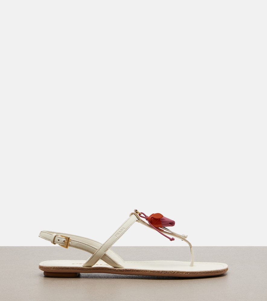 Prada Prada Sandalen Aus Leder 