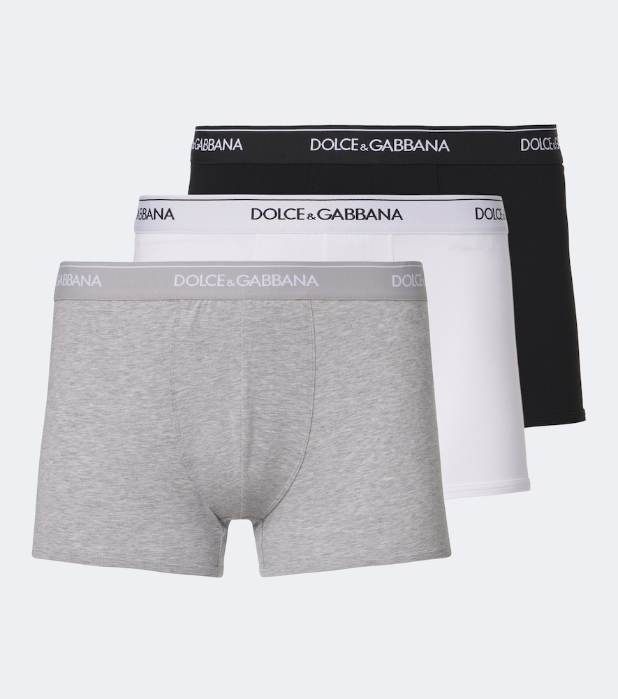 Set di 3 slip in jersey di misto cotone