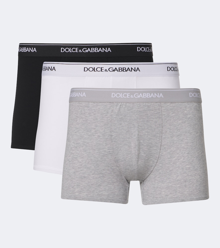 Dolce&Gabbana Set Of 3 Cotton-Blend Jersey Briefs
