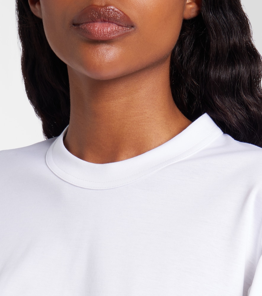 Puff-Sleeve Cotton Jersey T-Shirt