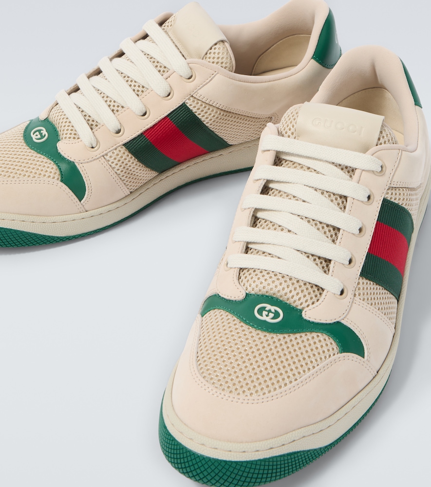  Gucci Gucci Sneakers Screener Mit Leder 