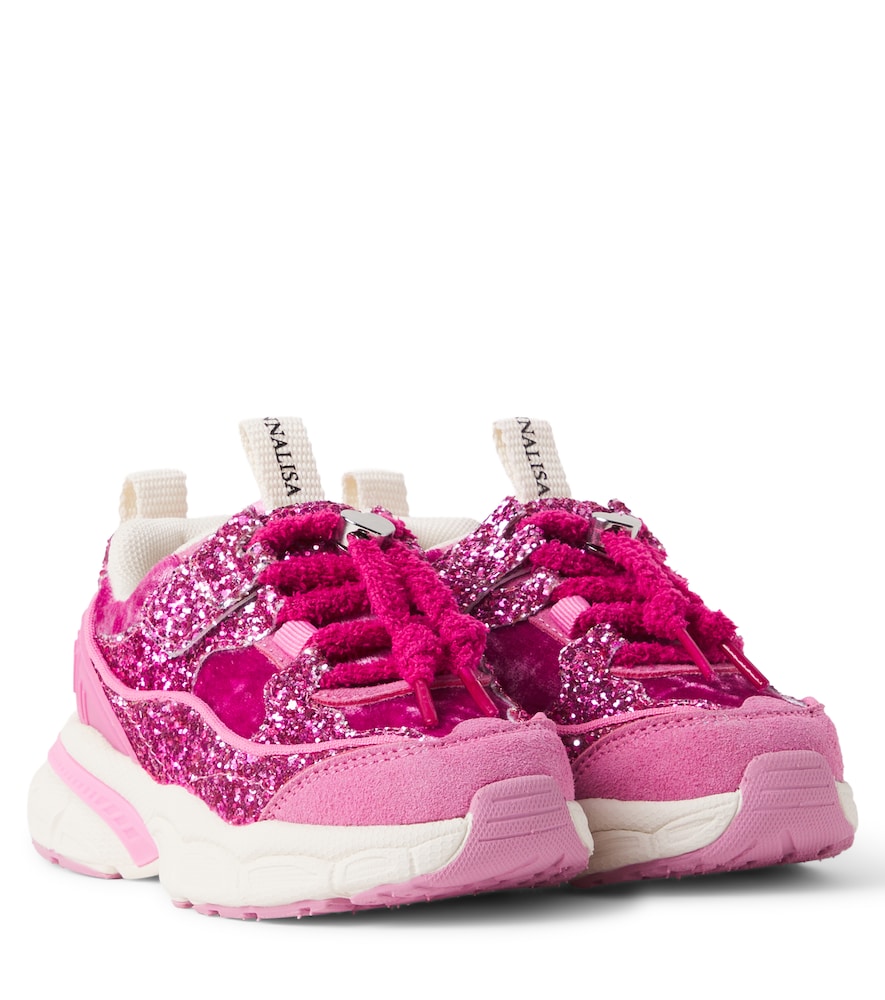 Sneakers in glitter