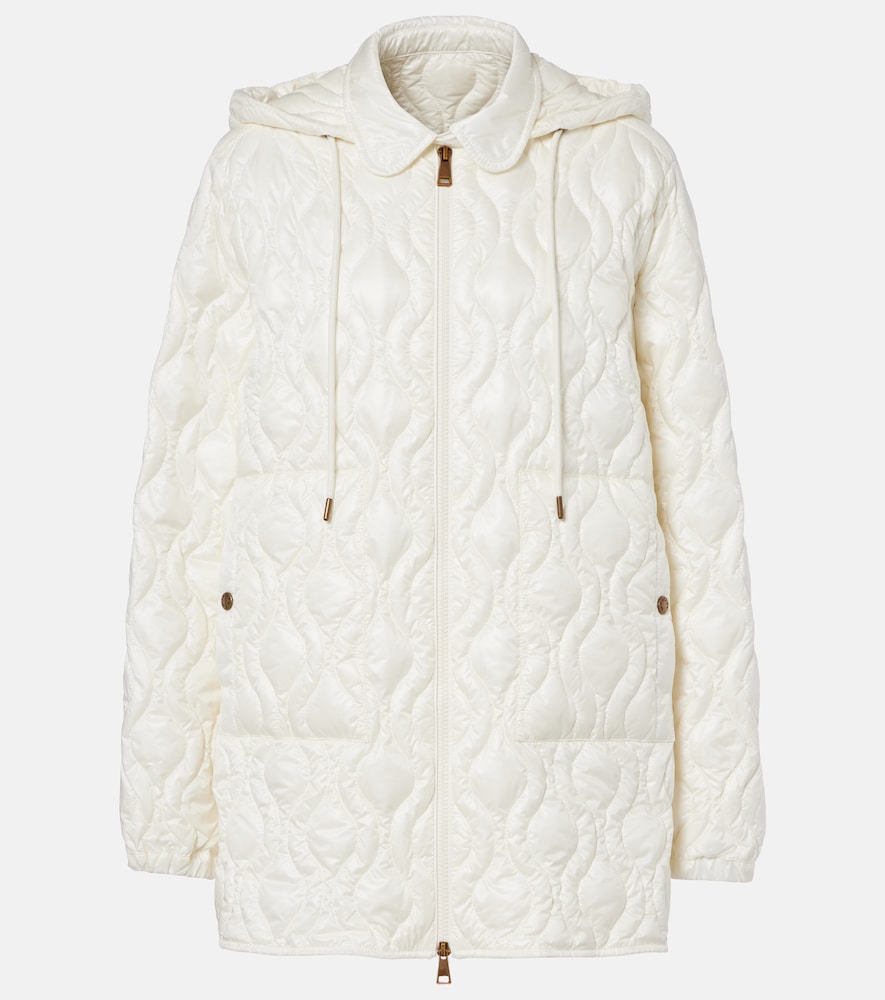 Moncler Women's White Balette Quilted Down Jacket UK Size 12 - Mytheresa