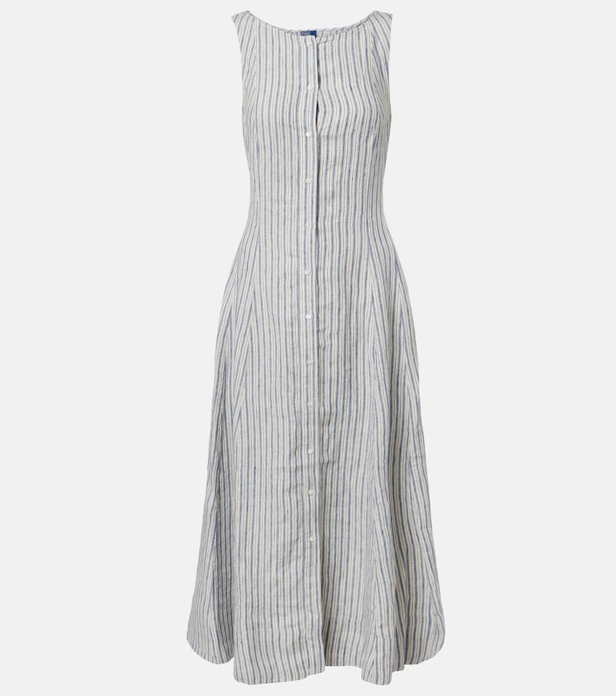 Midikleid aus Leinen