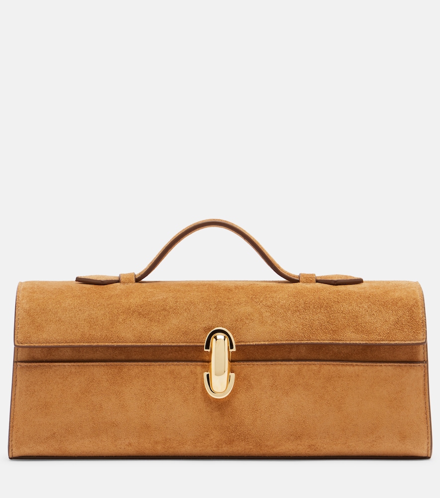 Borsa a mano Symmetry Slim Medium in suede