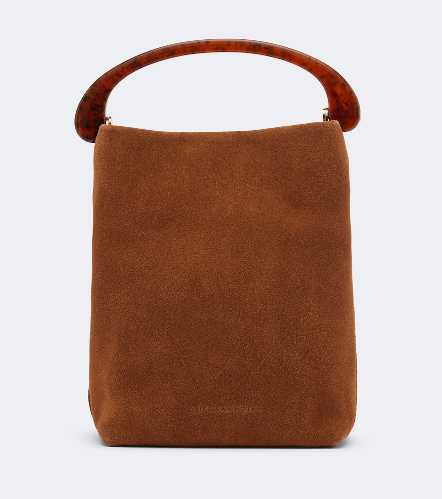 Henkeltasche Crisp Mini aus Veloursleder