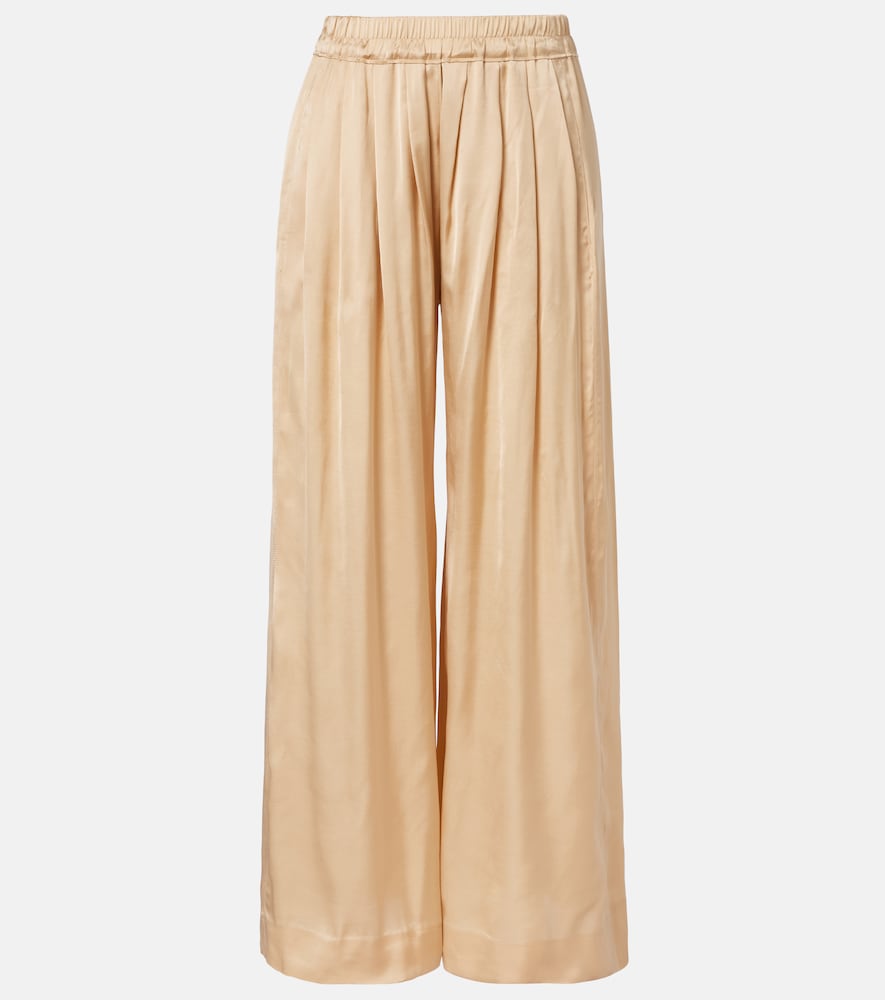 Weite Hose Nolia aus Satin