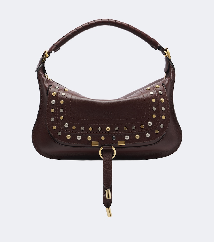 Chloé Verzierte Schultertasche Marcie Medium aus Leder