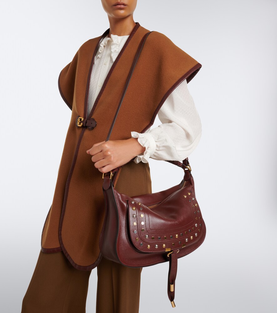 Chloé Marcie Medium Studded Shoulder Bag