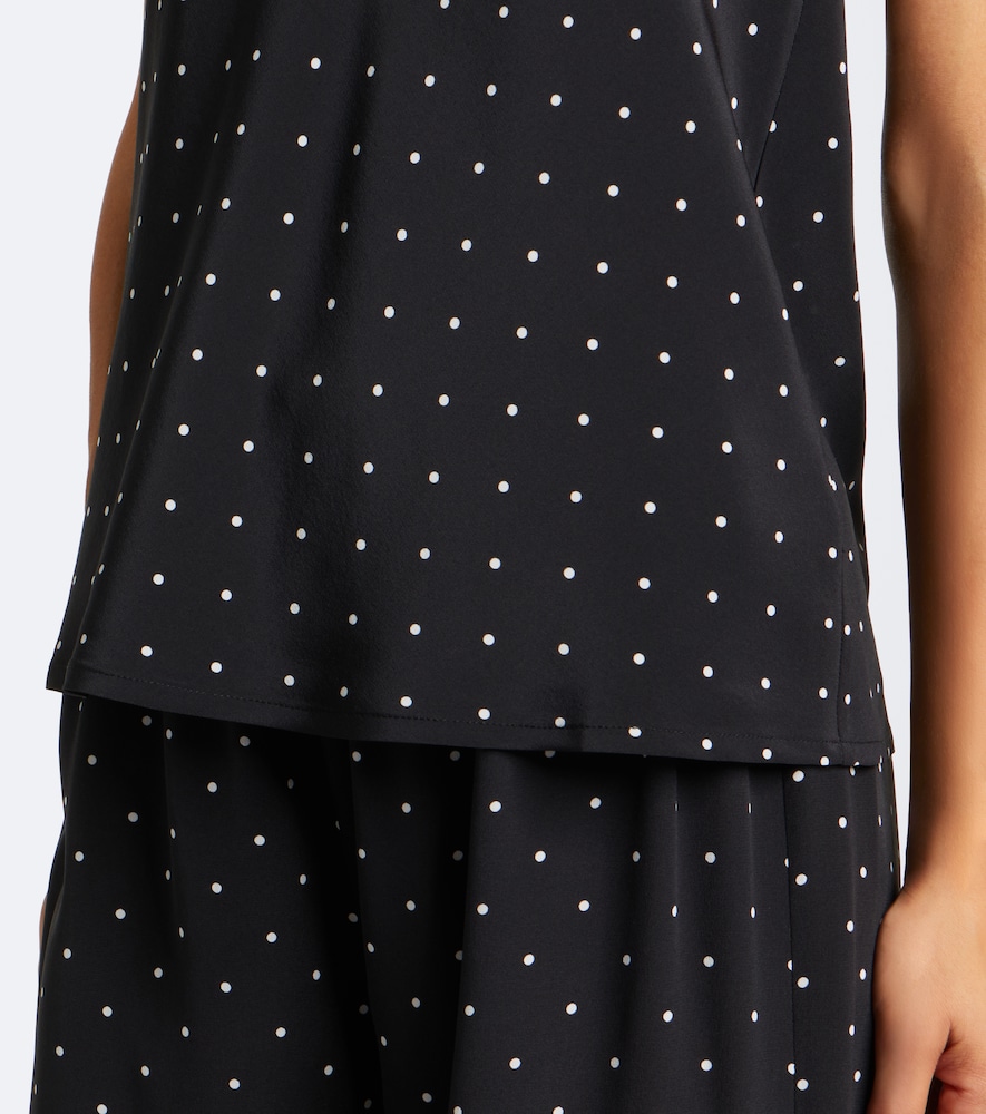 Matera Polka-Dot Silk Camisole