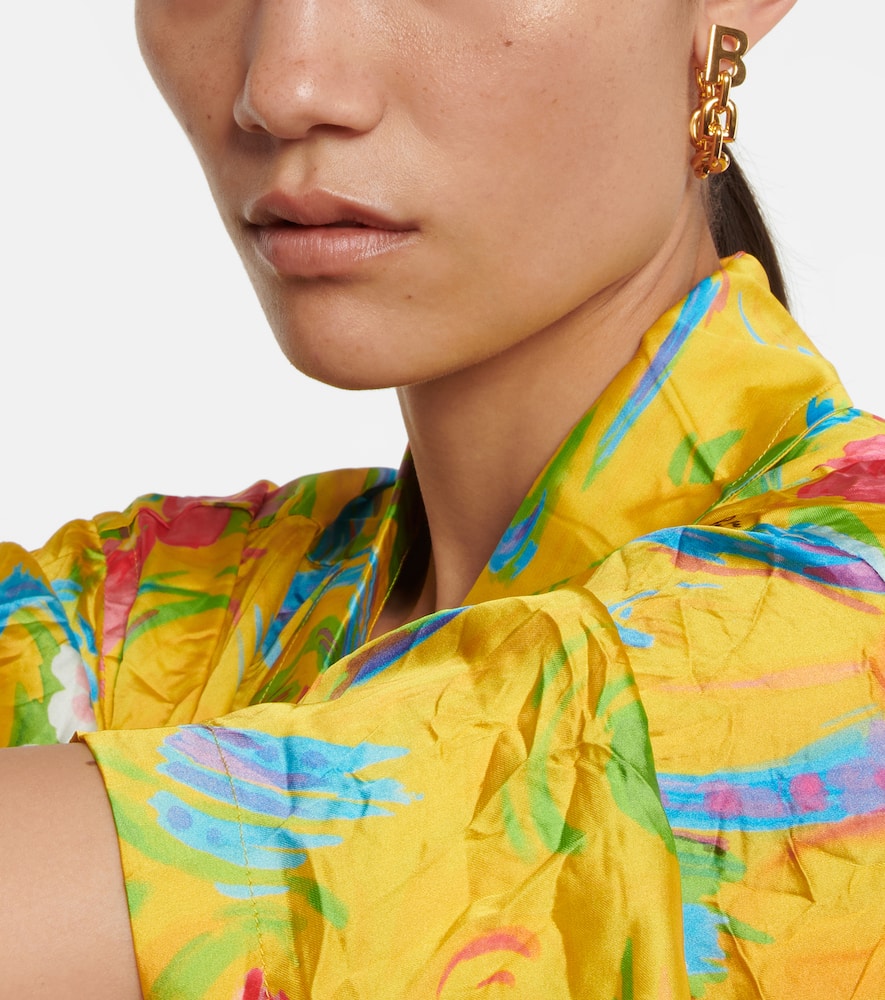 Balenciaga B Chain earrings