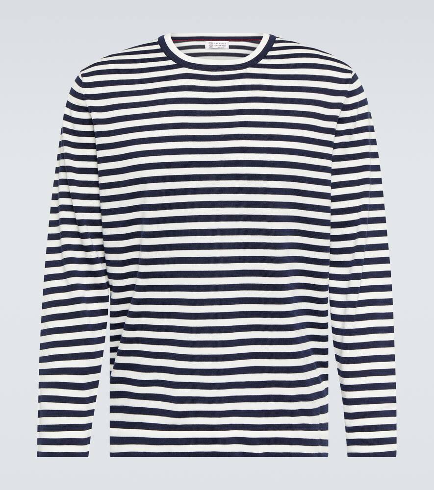 Brunello Cucinelli Striped cotton sweater