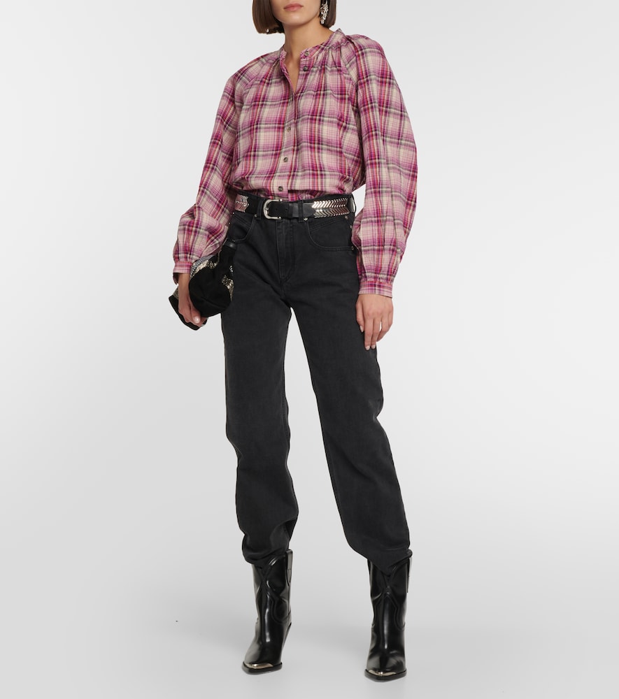 Blandine Checked Cotton And Shirt