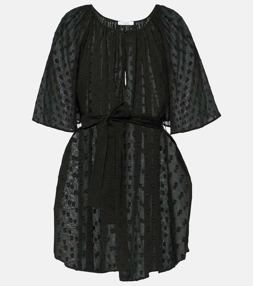 Marysia Point d'esprit cotton minidress