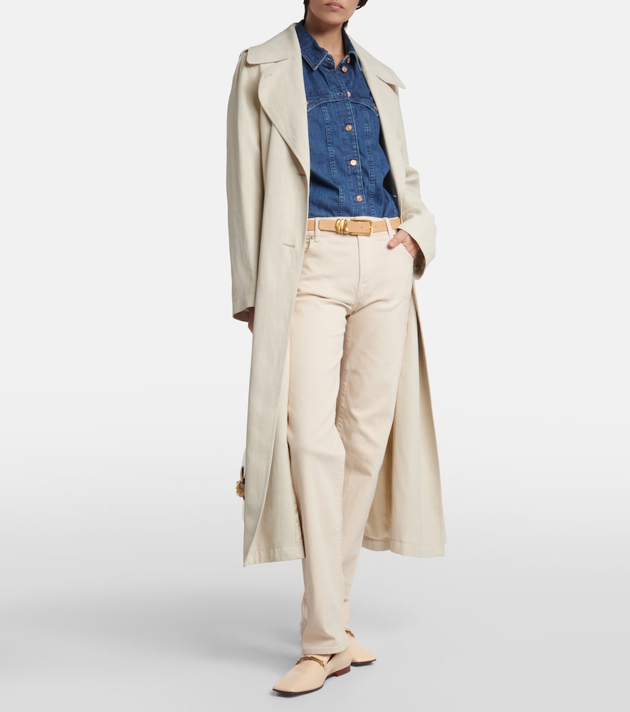 7 For All Mankind Ellie mid-rise straight jeans