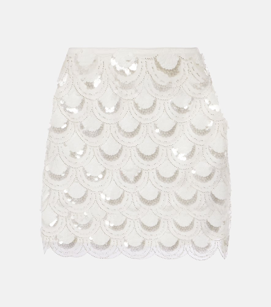 Sequined miniskirt
