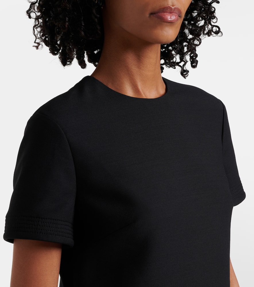 Valentino Minikleid Vgold Aus Crepe Couture In Schwarz