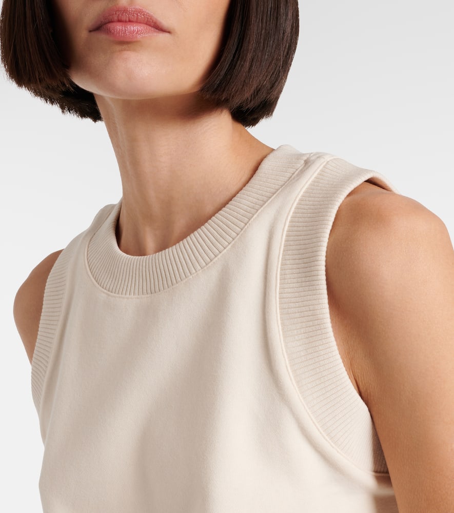 Moncler Débardeur Brodé In White