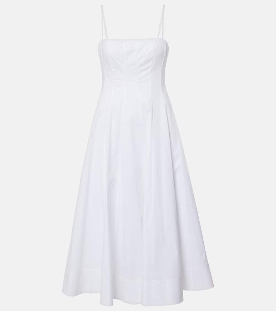Wylie corset cotton midi dress