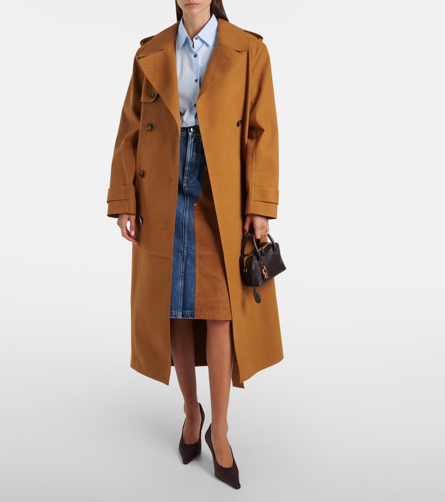 Double-Breasted Belted Coat